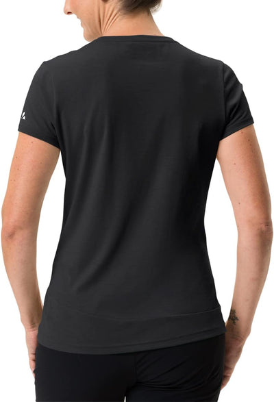 VAUDE Women's Sveit Shirt - T-Shirt Damen Black/Black 36, Black/Black 36