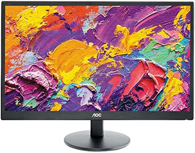 AOC M2470SWH - 24-Zoll-FHD-Monitor, 60 Hz, 5 ms, MVA, Lautsprecher (1920 x 1080 bei 60 Hz, 250 cd/m²