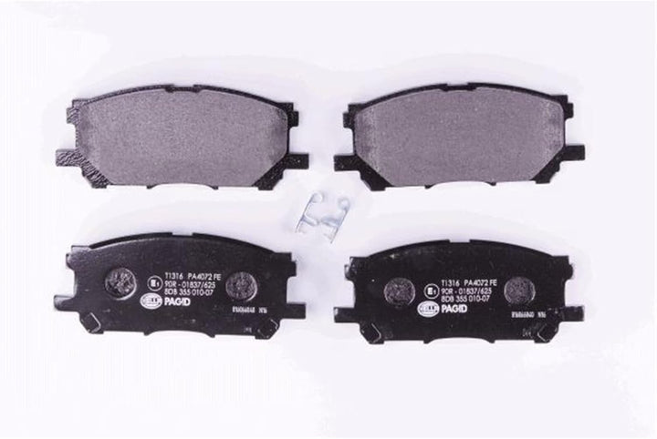 HELLA PAGID 8DB 355 010-071 Bremsbelagsatz - T1316 - Dicke/Stärke: 17mm - Bremssystem: Akebono - nic