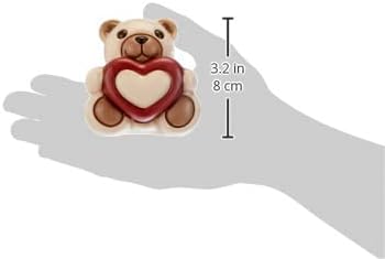 THUN I Classici Geschenkartikel Teddy Max, Keramik, bunt Soft, 8.3 cm H