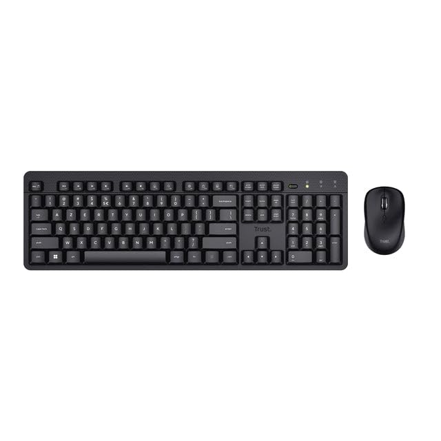 Trust ODY II Belgisches Layout (AZERTY) Tastatur und Maus Set Kabellos | AZERTY BE