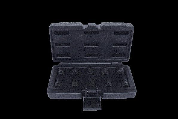 KS Tools 515.0950 3/8" 12-kant-Kraft-Stecknuss-Satz, kurz, 10-tlg.
