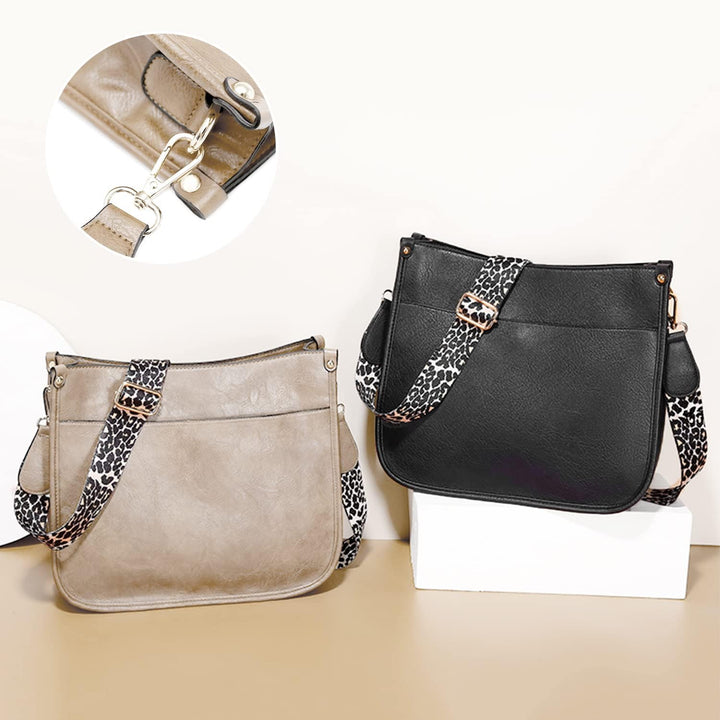 EVEOUT Umhängetasche aus PU Leder für Damen Grosse Kapazität Schultertaschen Allgleiches beiläufige