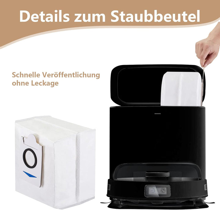 Yivy 26 Stück Zubehör Set für Ecovacs DEEBOT X1 Plus Staubsauger, X1+ Ersatzteile: 2 Hauptbürste,8 S