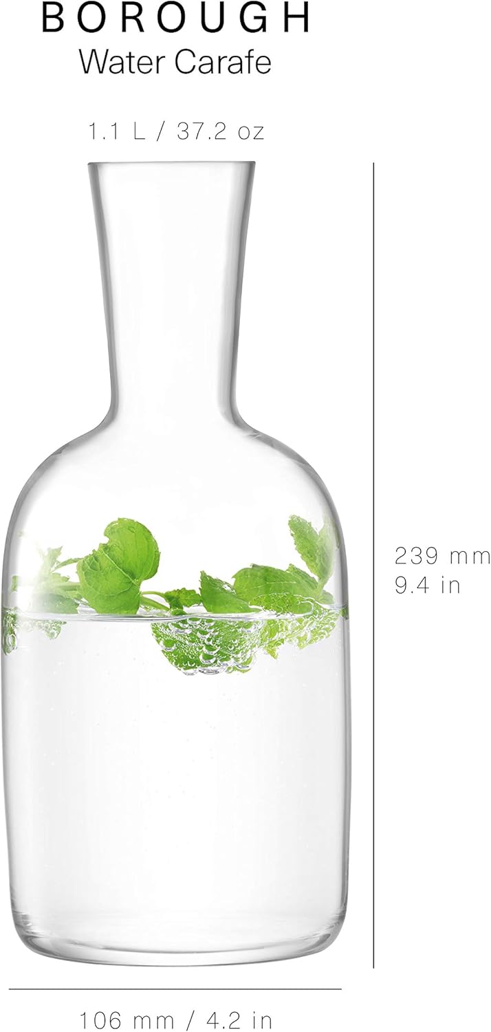 LSA Borough Wasserkaraffe 1.1L Klar Wasserkarafe, Wasserkarafe