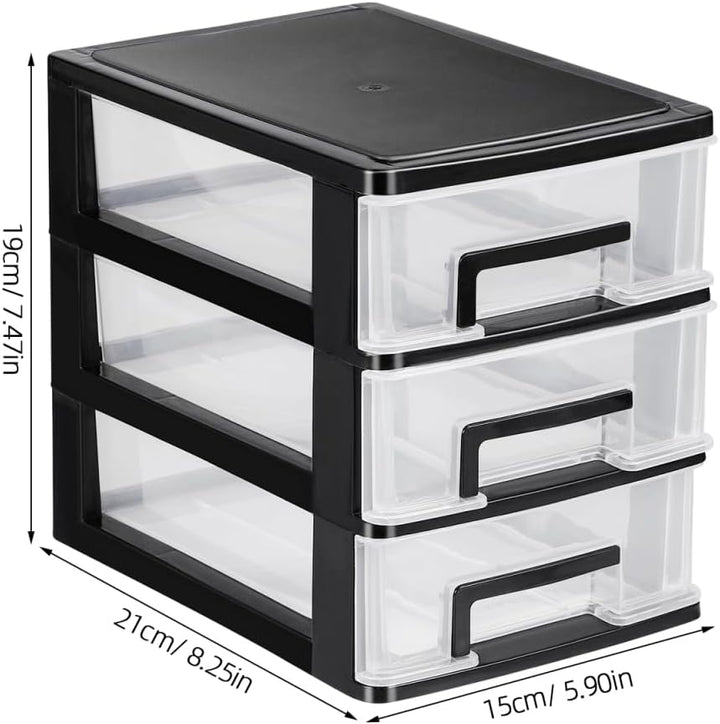 IMIKEYA Schreibtisch Organizer mit Schubladen - Klein Desk Schubladenbox Lagerung Schublade Multi-Sc