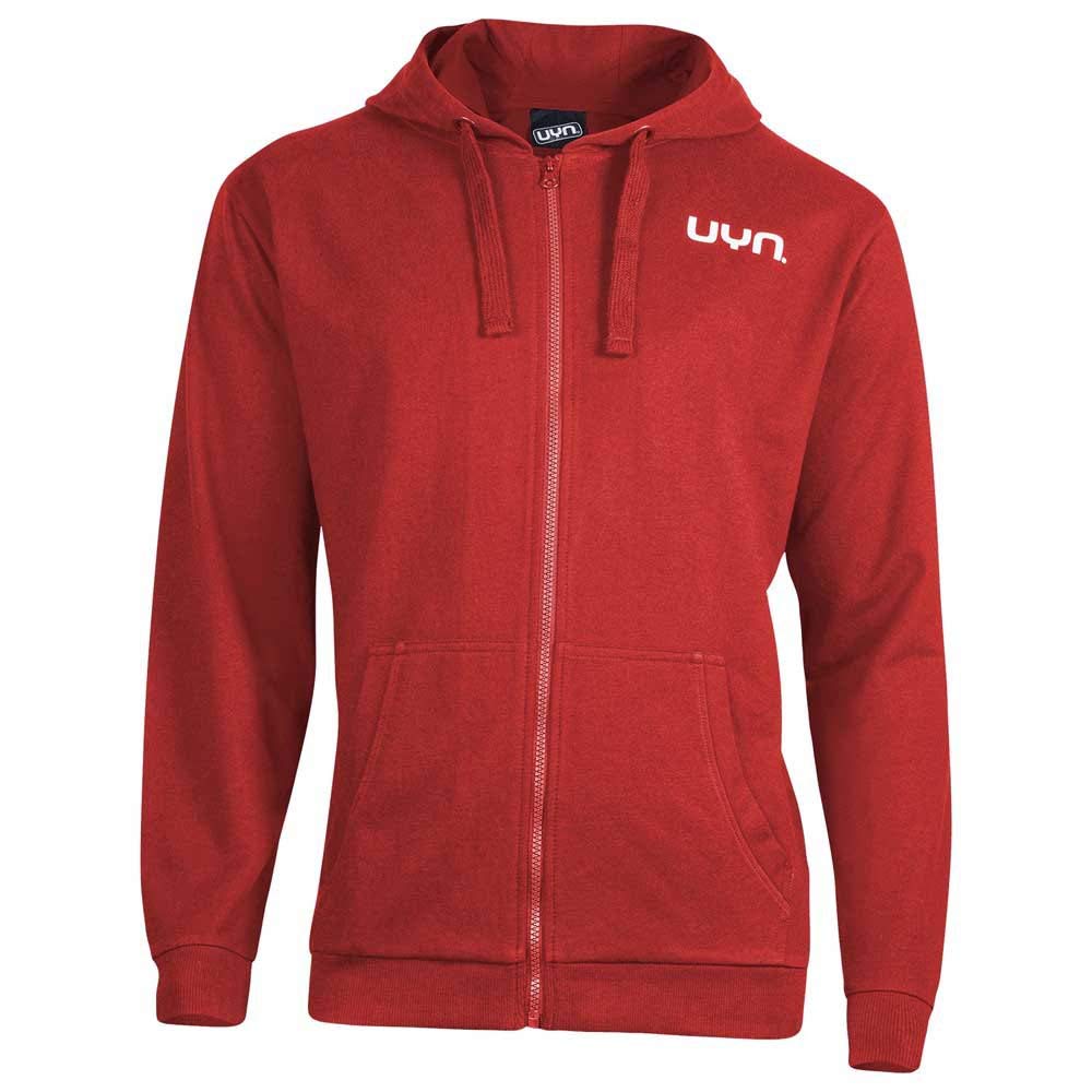 UYN Unisex Uynner Club Hyper Full Zip Sweatshirt Unisex Sweatshirt M Pompeian Red, M Pompeian Red