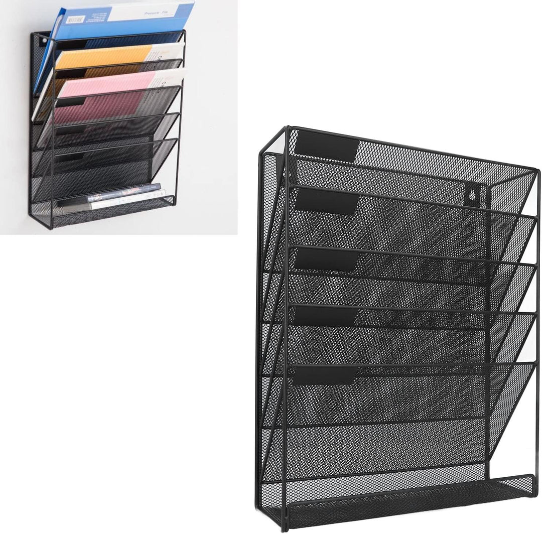 Wand-Ordner-Organizer, Wandhalterung, Weit Verbreiteter, Platzsparender, Langlebiger Laptop-Ordner a