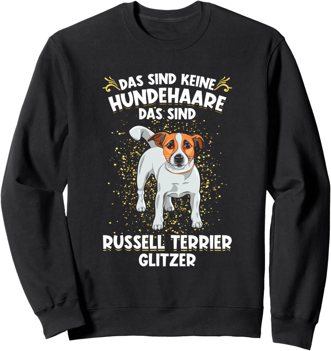 Keine Hundehaare Jack Russel Terrier Glitzer Hunde Sweatshirt