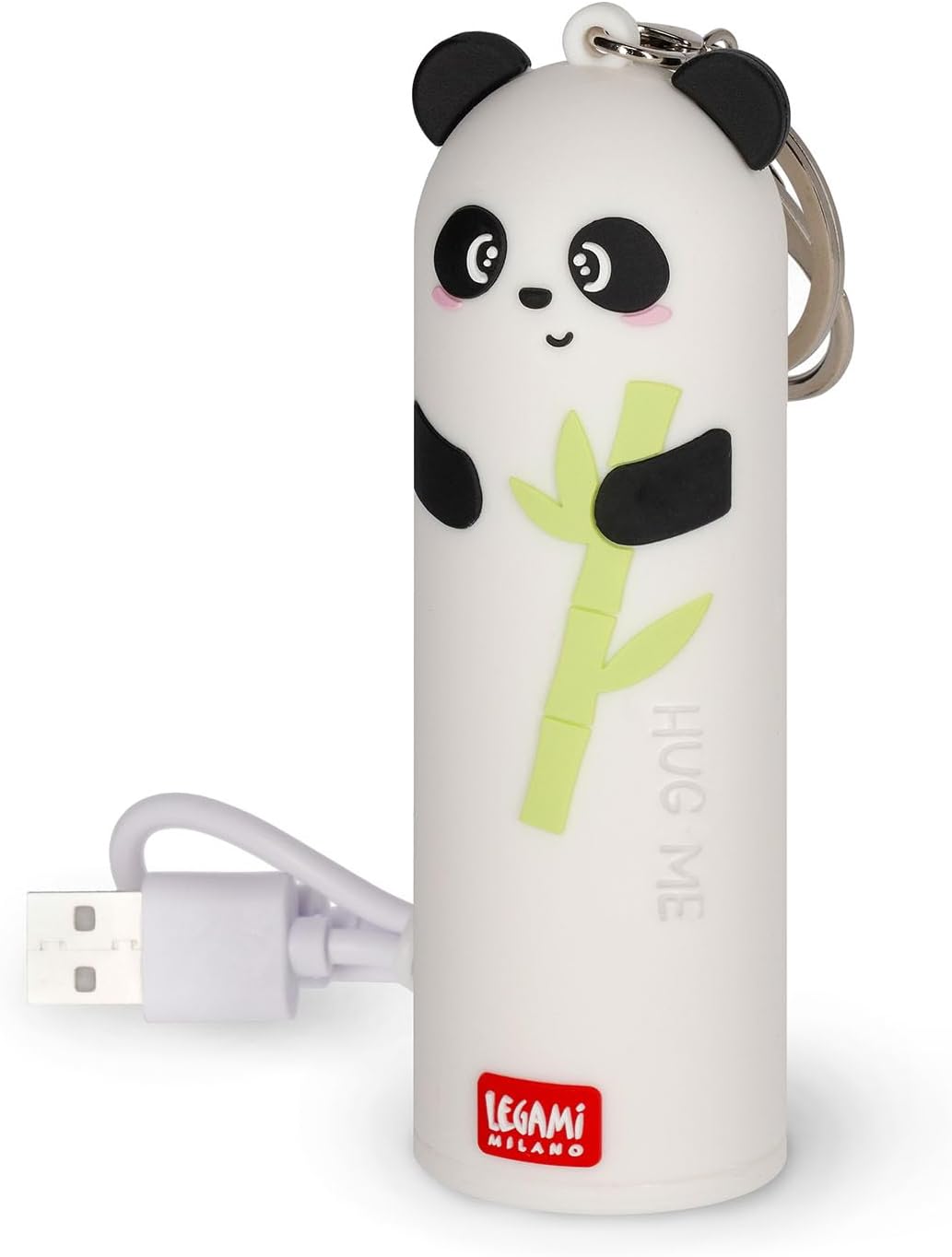 Legami - Tragbares Ladegerät - My Super Power, lädt 2 Geräte gleichzeitig, USB-Kabel Typ C im Liefer