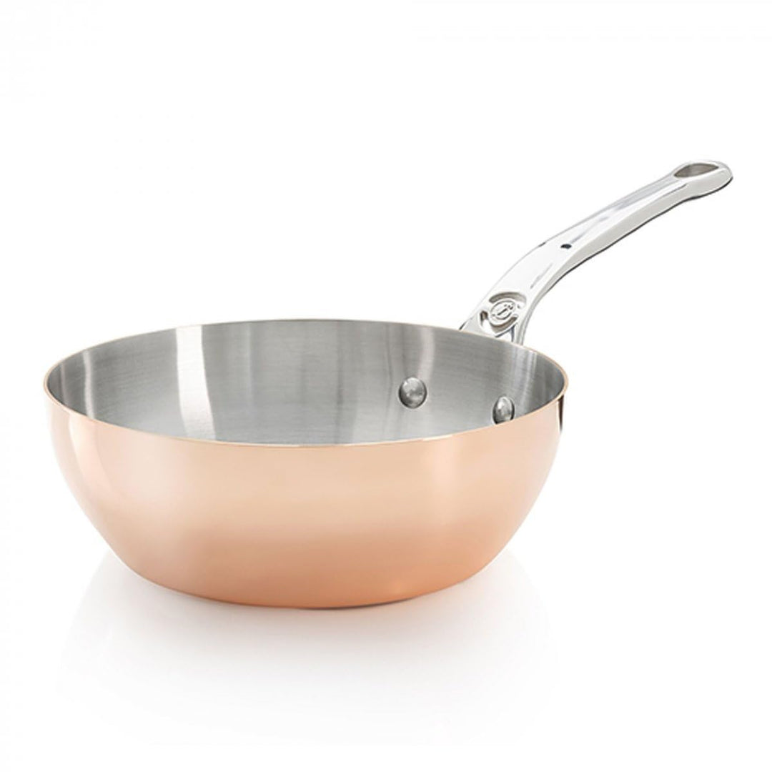De Buyer 6236.20 Sauteuse, Edelstahl, Braun, 20 cm 17.8 x 20.1 x 7.1 cm, 17.8 x 20.1 x 7.1 cm