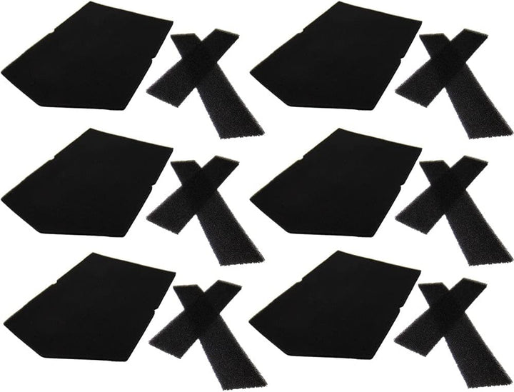 6x Filter-Set Schwammfilter Tür-Filter Einfüllring-Filter für Miele T8801WP HomeCare XL T8826WP EcoC