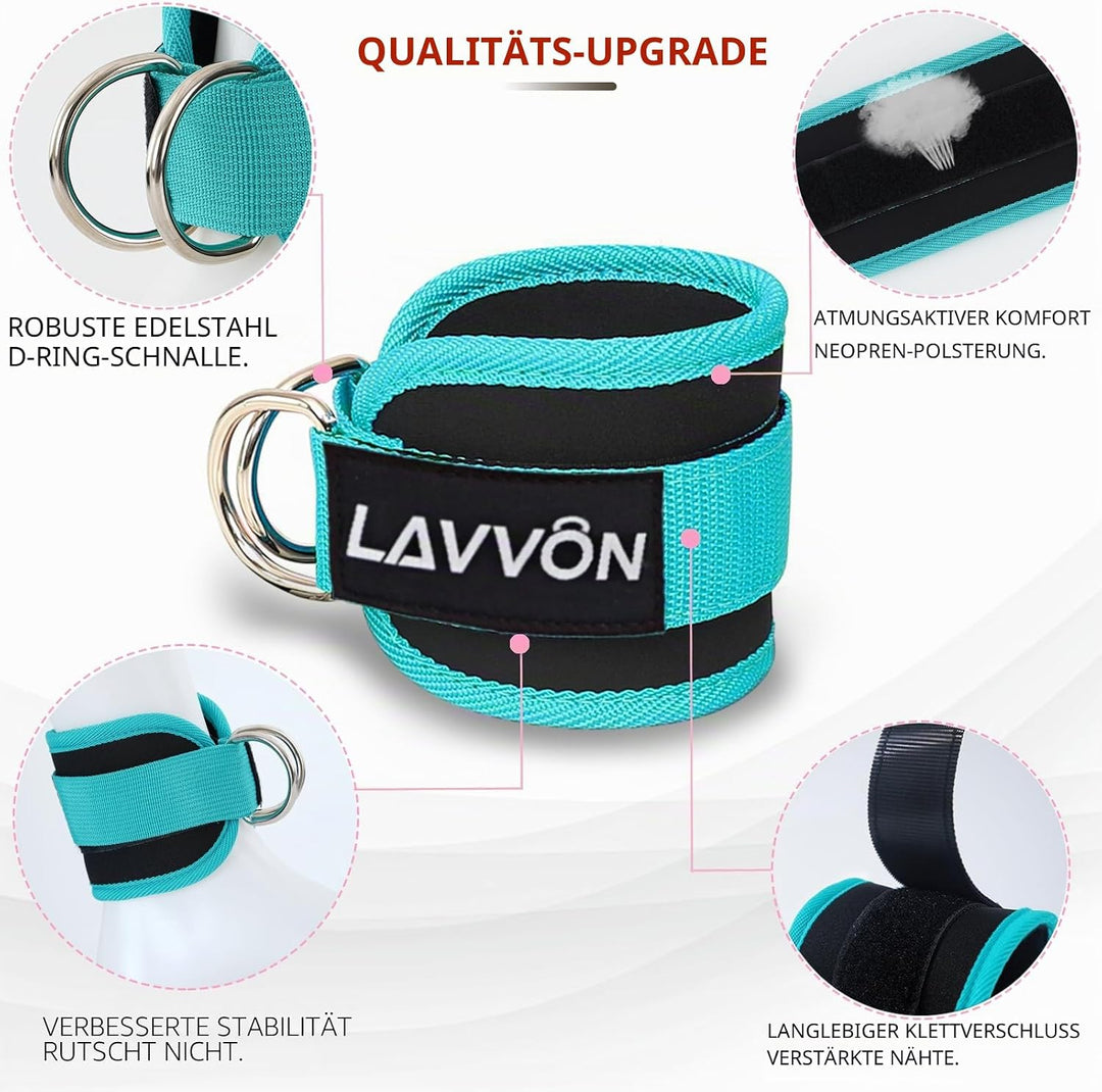 Langhantel Polster Set - Hip Thrust Pad Polster für Langhantelstange - Hantel Nackenpolster, Polster