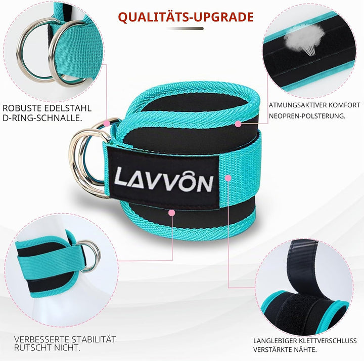 Langhantel Polster Set - Hip Thrust Pad Polster für Langhantelstange - Hantel Nackenpolster, Polster