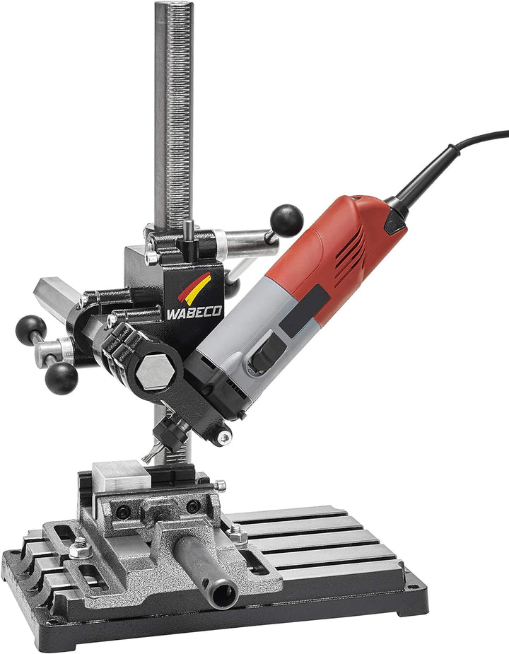 WABECO Bohrständer Fräsständer BF1243 mit Maschinenträger vertikal/horizontal Säule 750 Ausleger 500