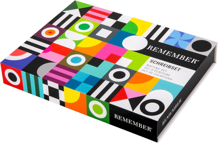 Remember Kartenset, Papier – Spielkarten Set mit modernem Design, dekoratives Kartenspiel für Freize