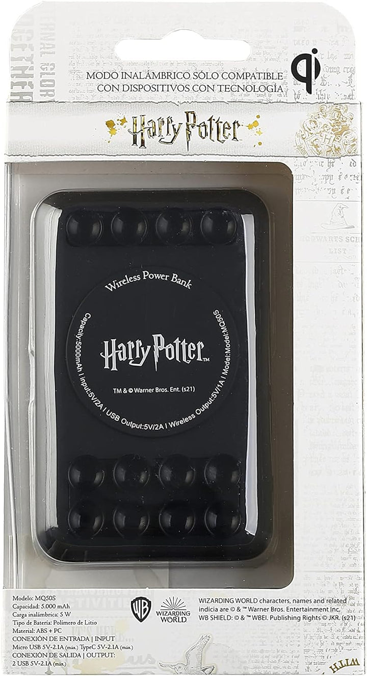 Harry Potter Powerbank 5000 mAh Plattform 9 3/4 Wireless 5 W Powe rbank XS 5000, externes Ladegerät
