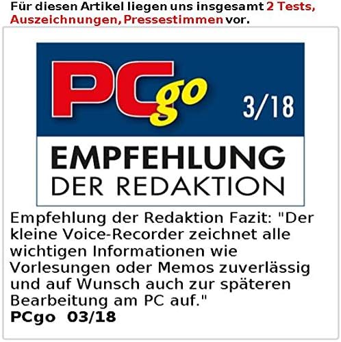 auvisio Voice Rekorder: Digitaler Voice-Recorder, geräuschaktivierte Aufnahme, MP3-Player, 8GB (Mini