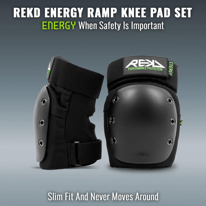 Rekd Energy Ramp Knee Pads Knieschoner, schwarz (schwarz), XL