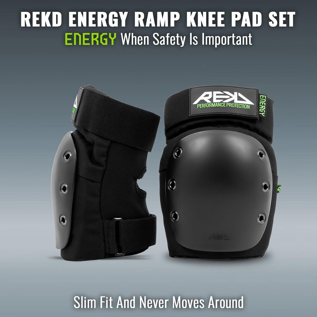Rekd Energy Ramp Knee Pads Knieschoner M schwarz (schwarz), M schwarz (schwarz)
