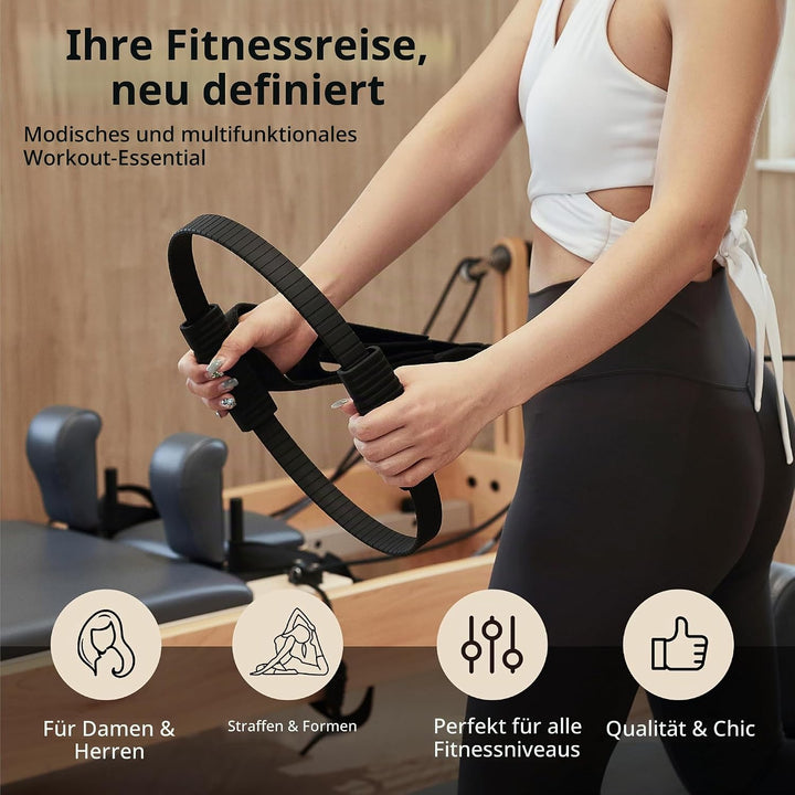 Build &amp; Fitness Pilates Ring – 34,3 cm grosser Magic Circle für Oberschenkel, Rumpf und Arme – Leich