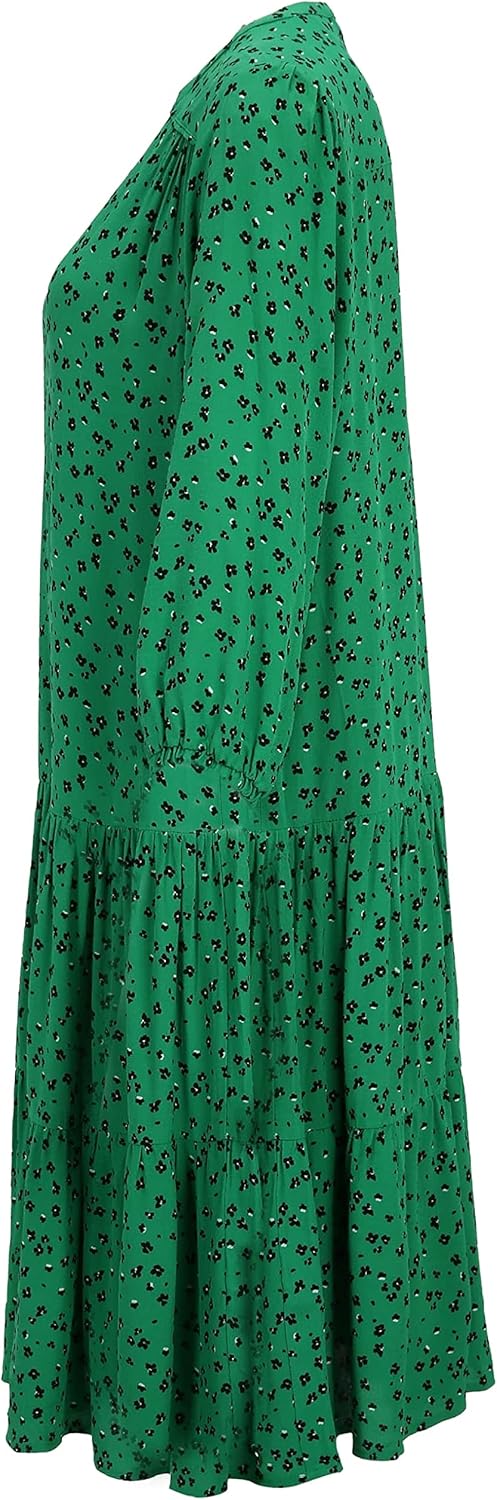 Tamaris Damen ASTANA AOP Kurzes trapez Kleid 36 Jelly Bean Flower Aop, 36 Jelly Bean Flower Aop