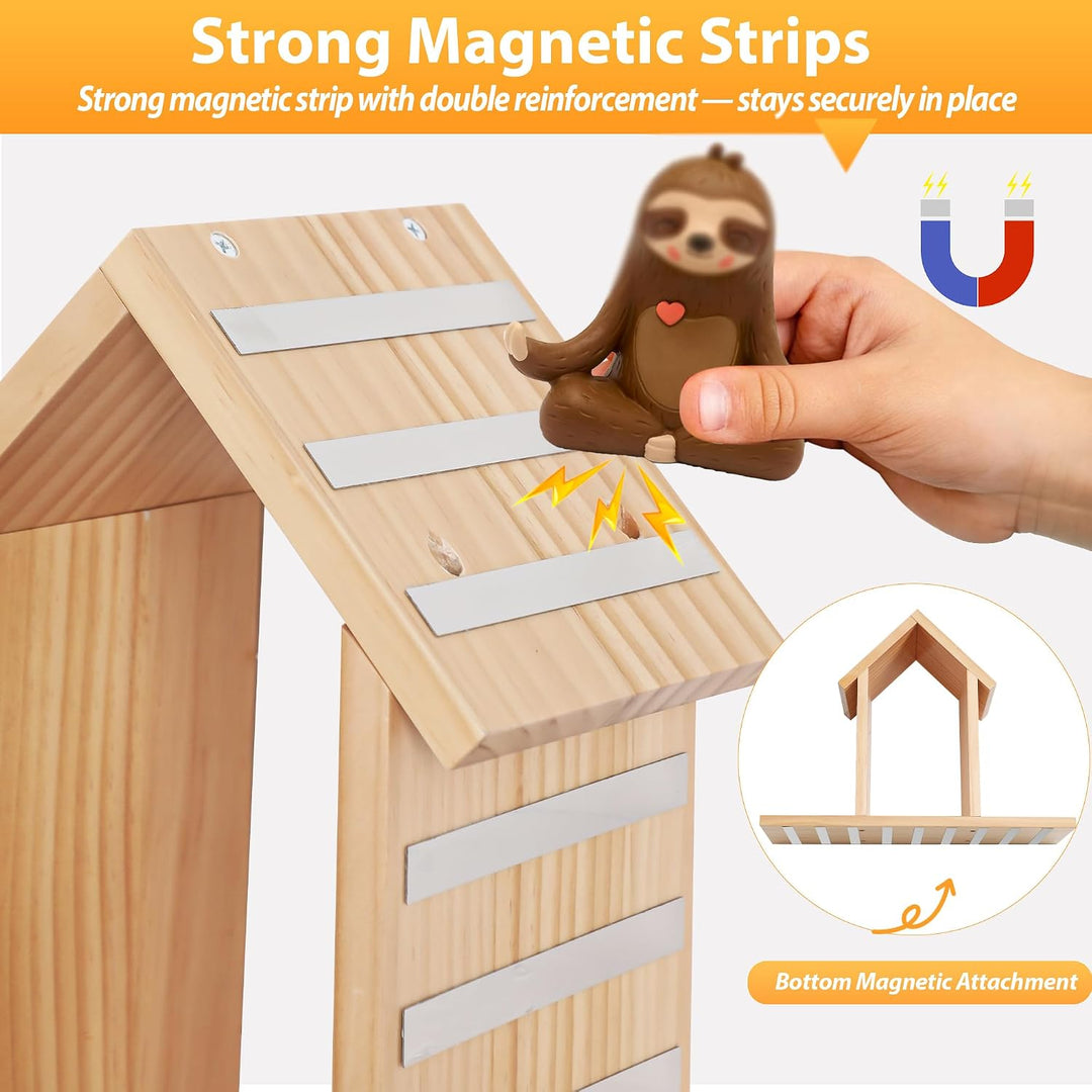 Magnetisches Regal für Tonies Figuren,Wandregal für Toniebox Charaktere,Aufbewahrungs- und Organizer