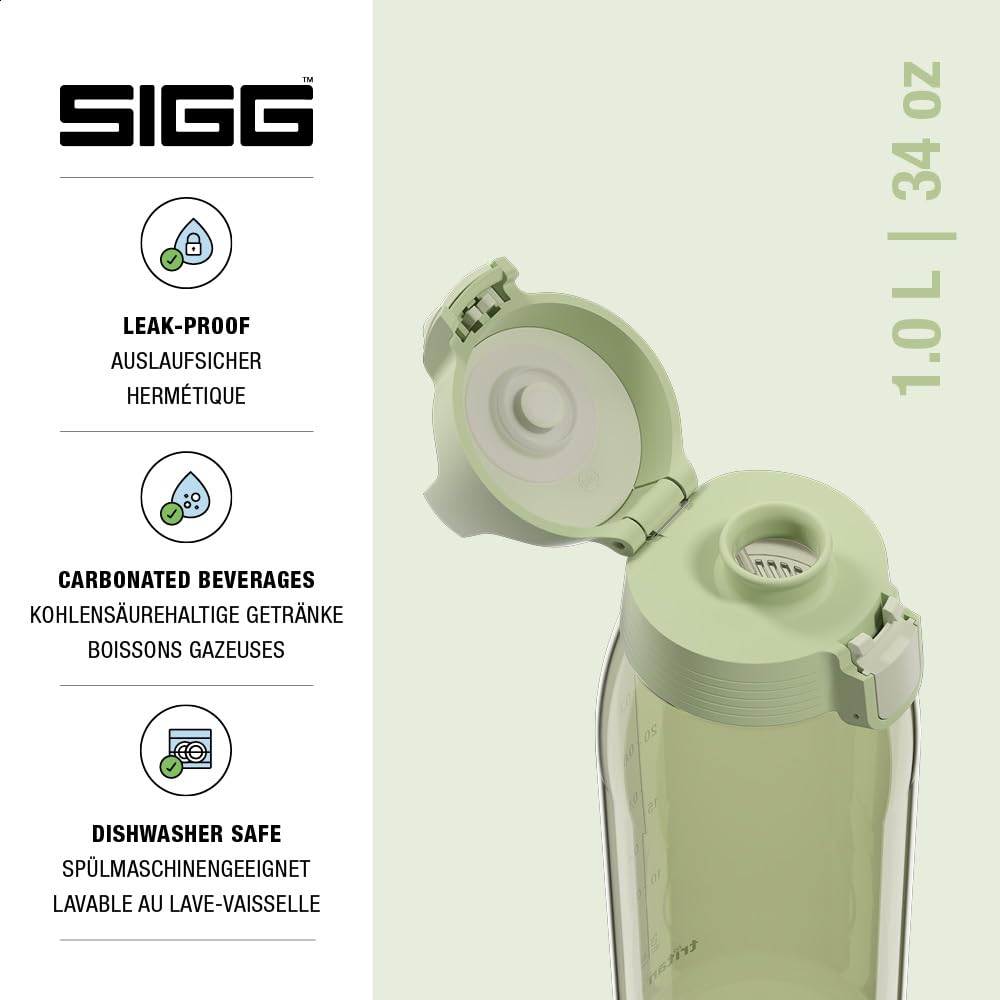 SIGG - Tritan Trinkflasche - Total Color ONE ONE - Für Kohlensäurehaltige Getränke Geeignet - Spülma