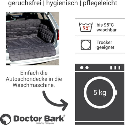 Doctor Bark universeller Kofferraumschutz für Hunde mit Ladekantenschutz, waschbar & geruchsfrei, ko
