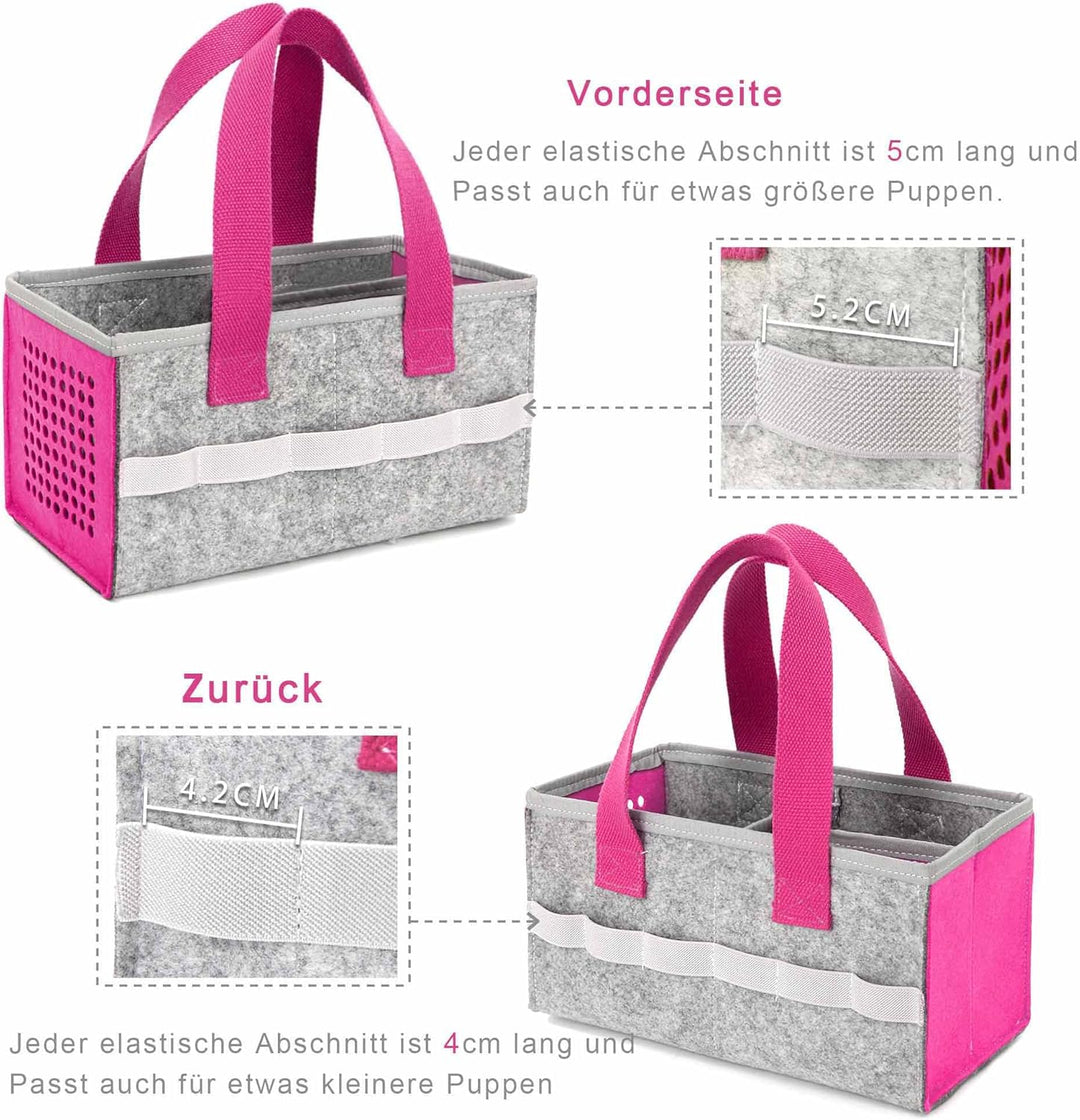 LuckySign - Musikbox Tasche für Toniebox Tragbar Toniebox Transporttasche für Figuren und Box samt Z