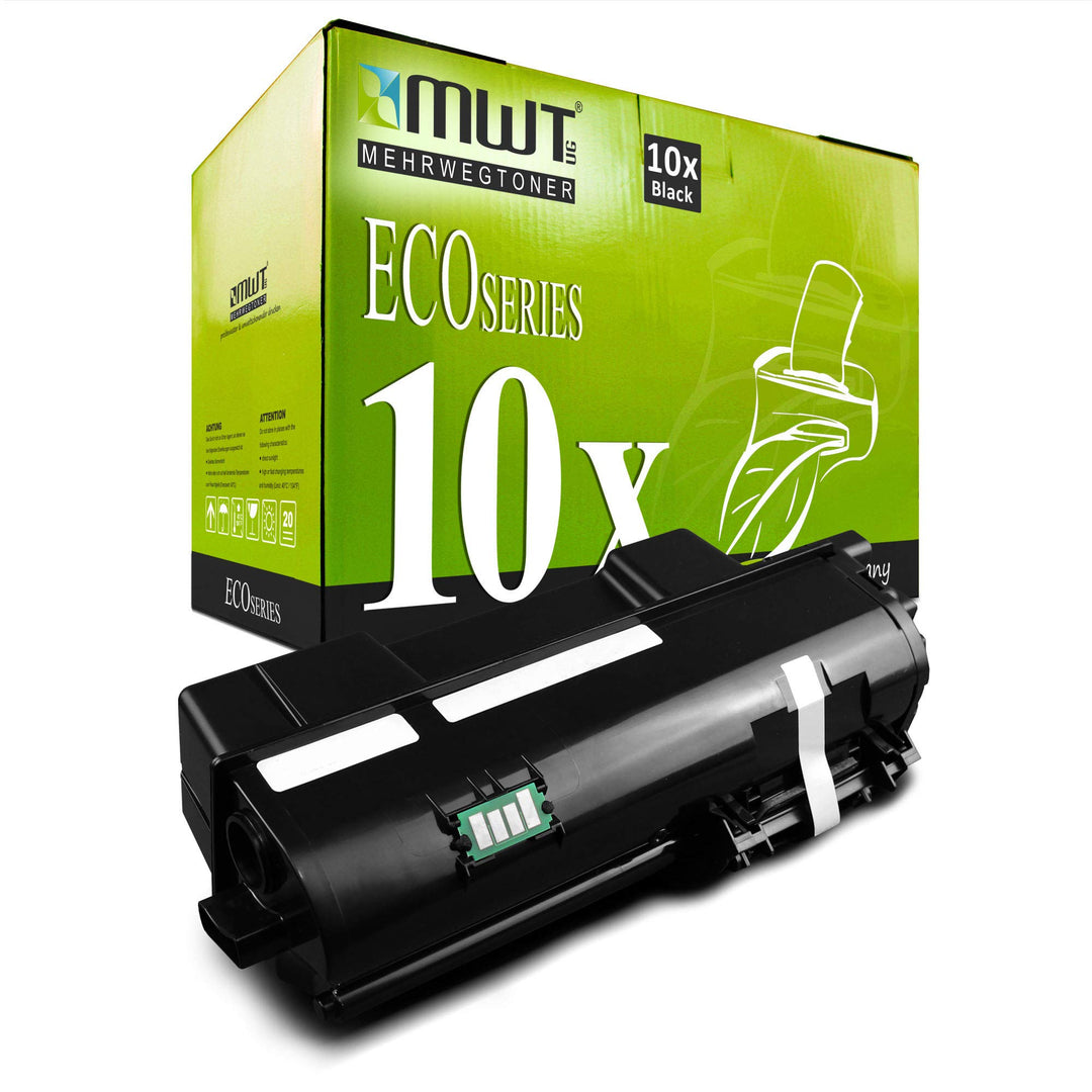 10x Kraft Office Supplies Toner kompatibel für Kyocera Ecosys ECOSYS P 2040 DW DN ersetzt TK-1160 TK