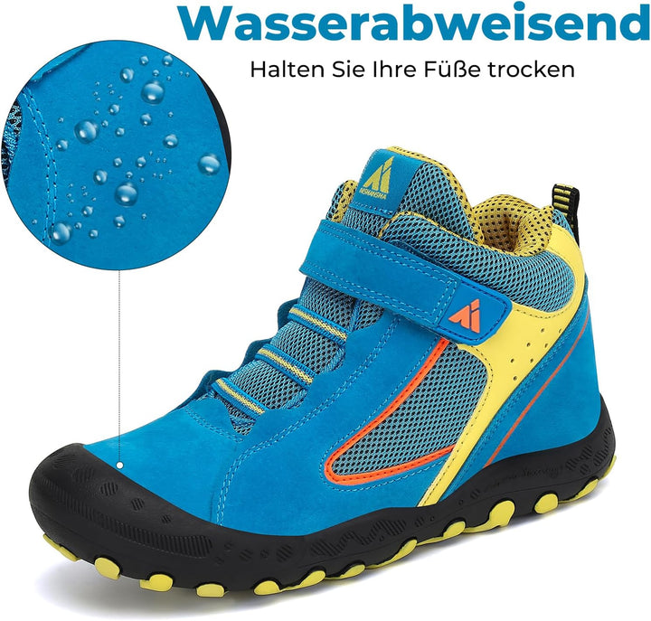 Mishansha Kinder Trekking- &amp; Wanderschuhe Jungen Mädchen Wanderstiefel Outdoor Trekkingschuhe 24 EU