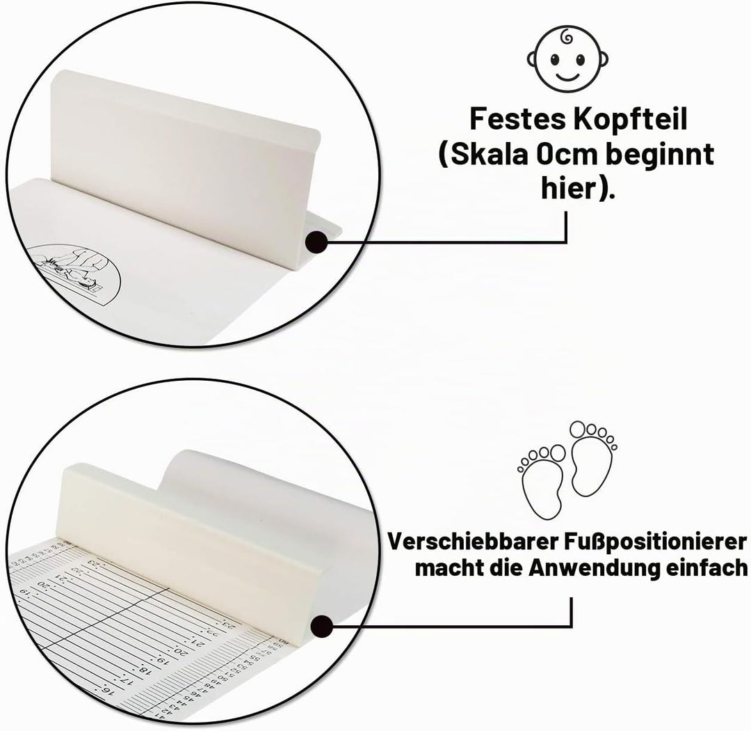 Baby Infantometer Höhenlineal Messmatte