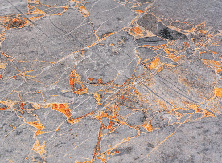 WENKO WC-Sitz Grey Marble, eleganter Toilettensitz aus antibakteriellem Duroplast mit Absenkautomati