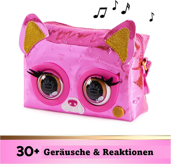 Purse Pets, Print Perfect Bamboo Boo, Interactive Pet Toy and Shoulder Bag with Over 30 Sounds and R