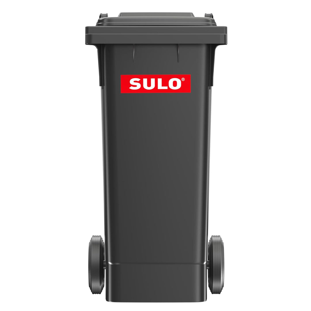 Sulo Mülltonne 80 L, grau, Mülltonne, Recycling Bin, Müll Container mit Deckel, Selective Sortieren