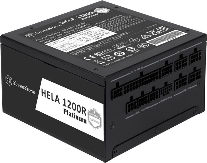 Silverstone SST-HA1200R-PM - HELA Cybenetics Platinum vollständig modulares ATX-Netzteil, 1200W, PCI