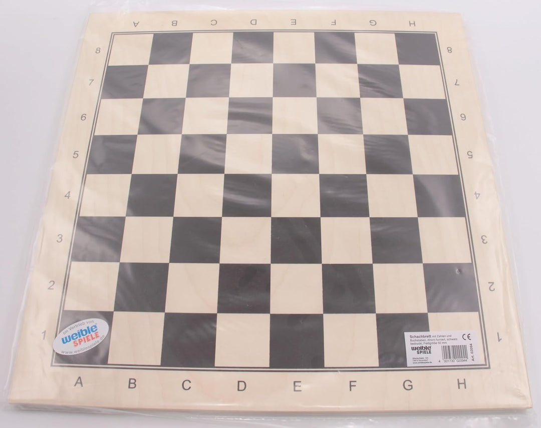 Weible Spiele 02094 - Schachbrett aus Ahorn, 48 x 48 cm