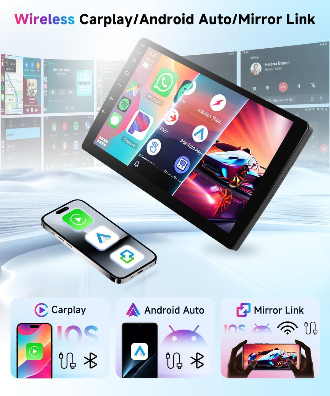 VECHTEL Autoradio 2G+64G Android 15 für Suzuki Swift 2011-2017 Suzuki Ertiga 2012-2017, 9 Zoll HD 2.