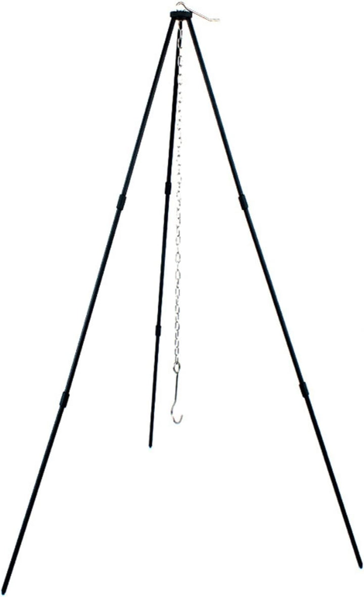 Topyond Dreibein Grill,Kochen Stativ im Freien, BBQ Dreibein,Faltbares Lagerfeuer Kochstativ Stativ