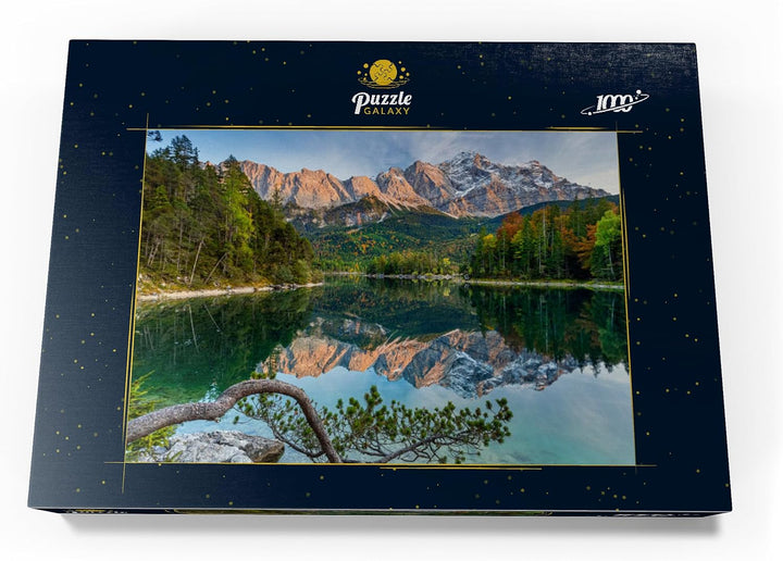 Eibsee mit Wettersteingebirge und Zugspitze (2962m) - Premium 1000 Teile Puzzle - MyPuzzle Sonderkol