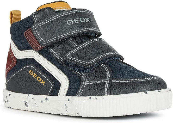 Geox Baby-Jungen B Kilwi Boy C' Sneaker 23 EU Navy Bordeaux, 23 EU Navy Bordeaux