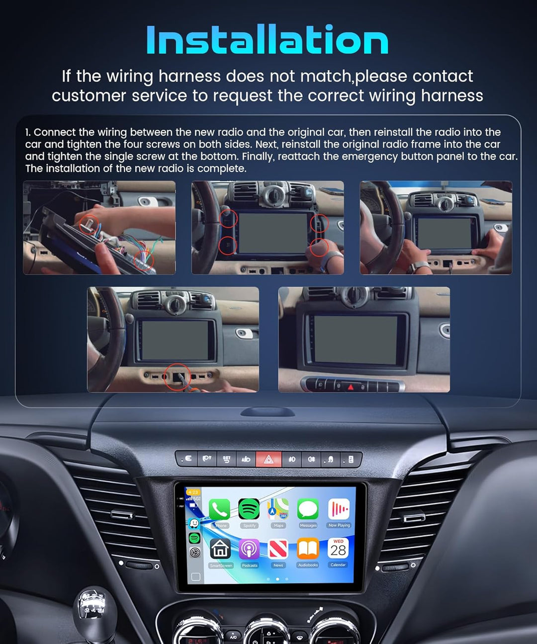4G+128G Rimoody 9" Android Autoradio für IVECO Daily/KLen RV 2013-2021 Wireless Carplay Radio Auto m
