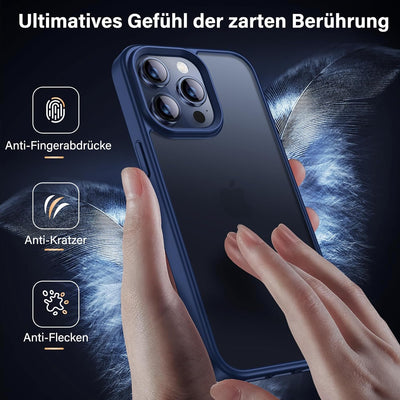 UniqueMe 5-in-1-Set für iPhone 15 Pro Max Hülle, [Nie Vergilbung] Handyhülle für iPhone 15 Pro Max C