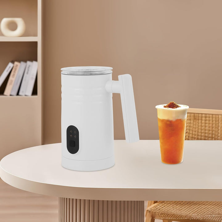 Milchaufschäumer 350 ml, Milchschäumer Elektrisch mit Bürste, 400W Elektrischer Milchaufschäumer, Au