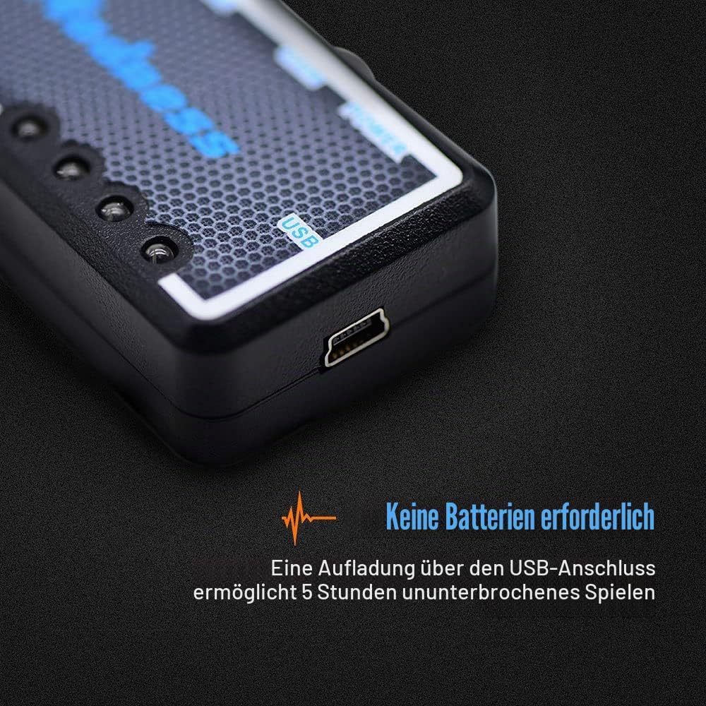 SONICAKE Mini Verstärker Gitarren Chorus Effekt AMP Kopfhörer Verstärker Pocket wiederaufladbar Gita