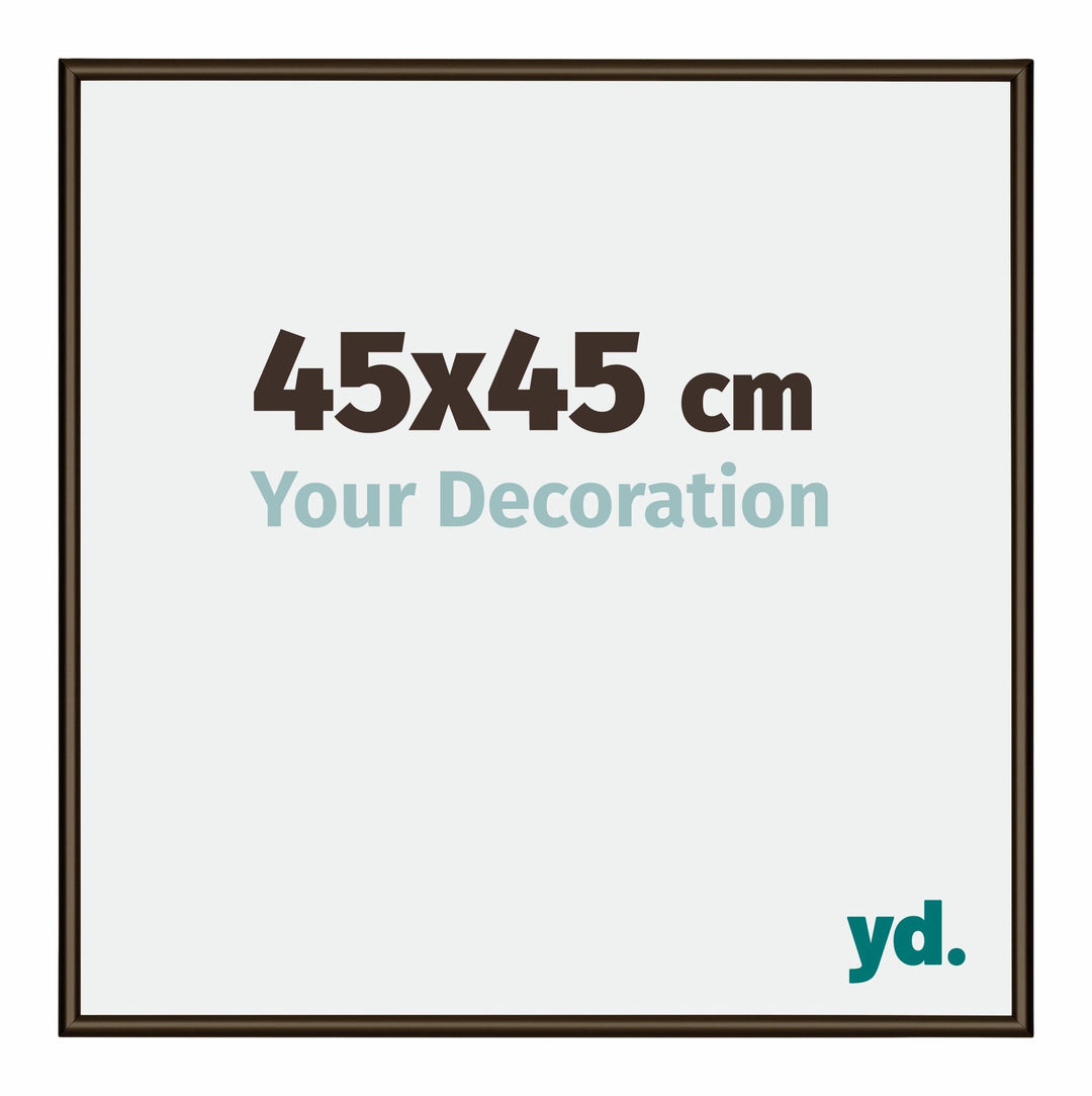 yd. Your Decoration - Bilderrahmen 45x45 cm - Bilderrahmen aus Aluminium mit Acrylglas - Antireflex