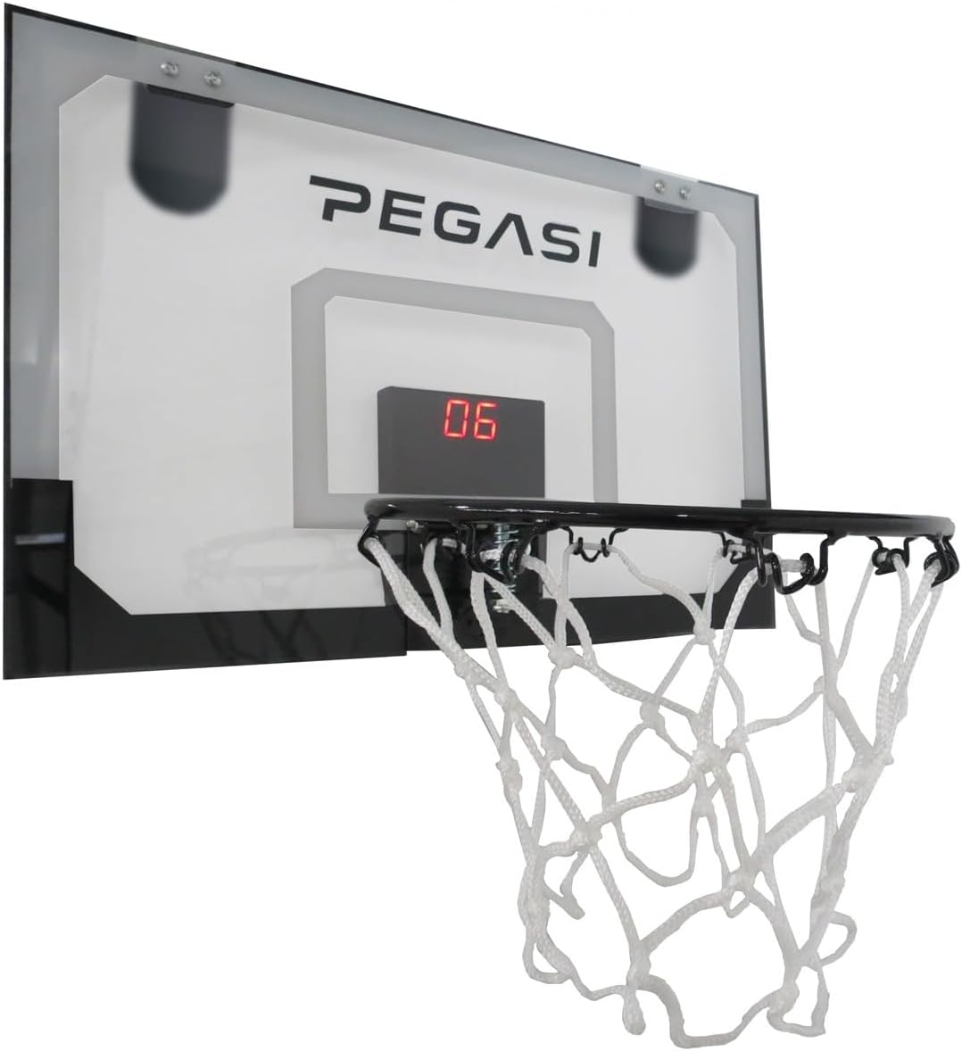 Pegasi Mini-Basketball-Rückwand mit Tür LED 45x30cm