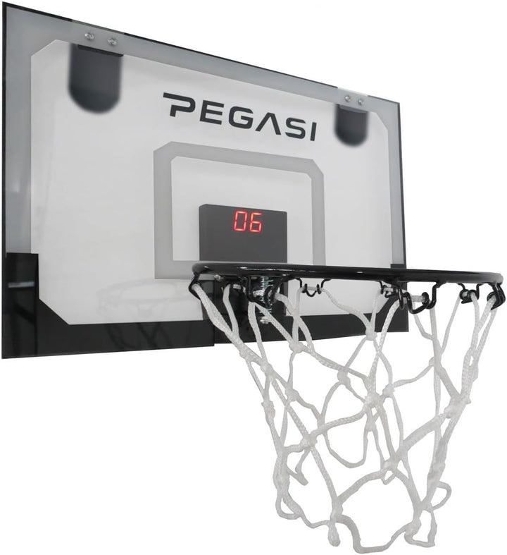 Pegasi Mini-Basketball-Rückwand mit Tür LED 45x30cm
