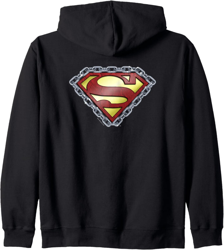 Superman Chained Shield Kapuzenjacke